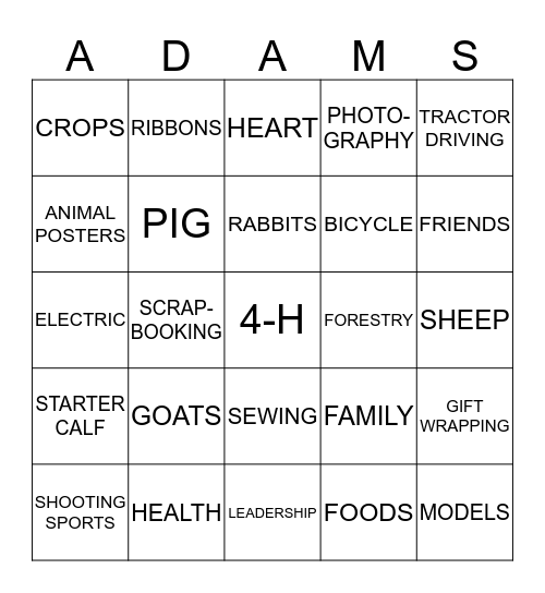 PREBLE PATHFINDERS Bingo Card