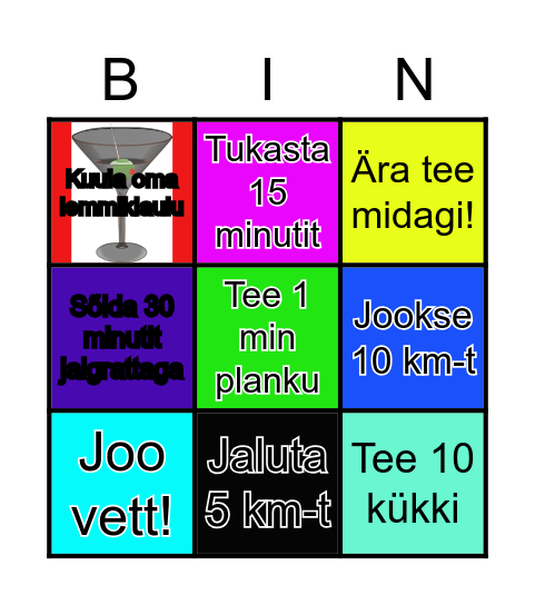 Jaanika Bingo Card