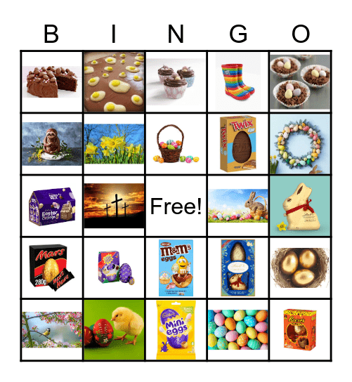 EYFS & KS1 EASTER BINGO Card