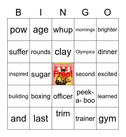 A Champion Is Born Bingo Card