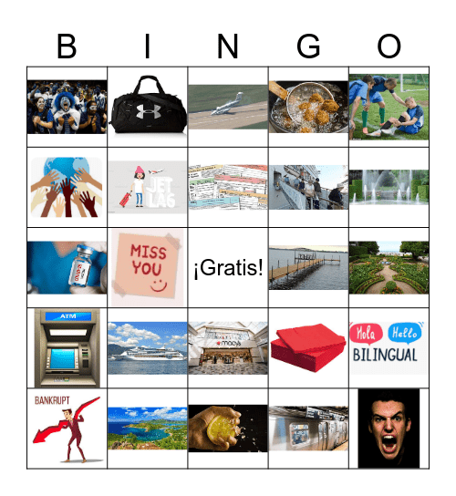 Español V Repaso La Primavera Bingo Card