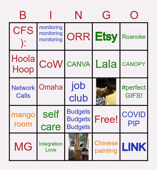 Mary Beth's Bingo! Bingo Card