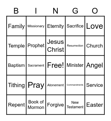 Conference Bingo Card