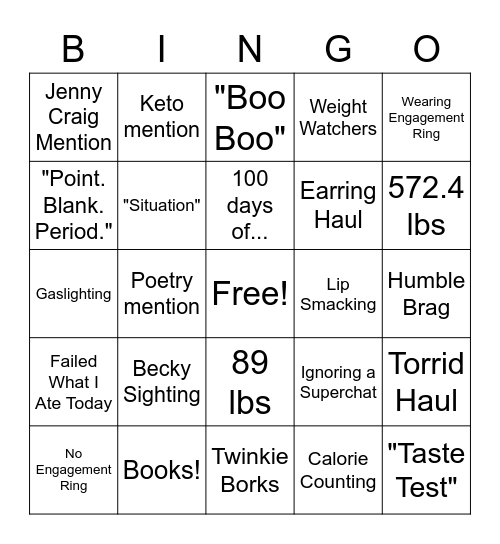 Pulpy Discord Bingo - ALR Bingo Card