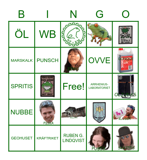 NFKM Bingo Card