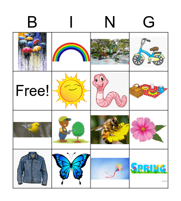 Discovery Group Spring Bingo Card