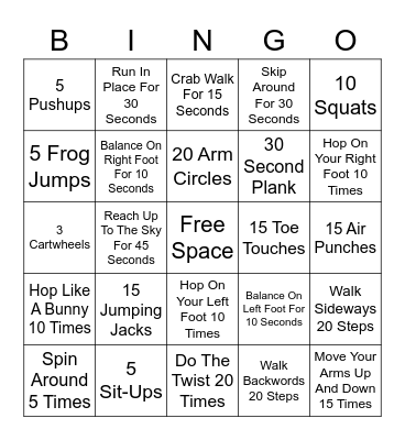 EASTER EGG BINGO Card