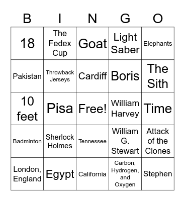 Number Bingo 1-75 Bingo Card