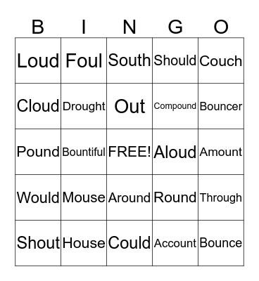 -ou BINGO Card