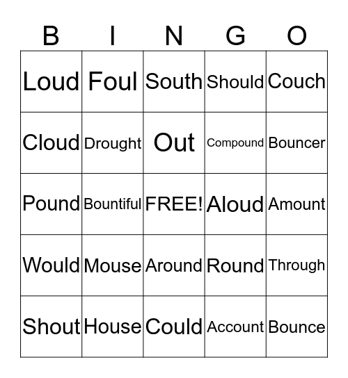 -ou BINGO Card