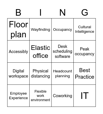 Workplace Round Table Bingo Card