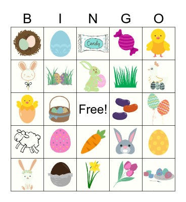 Easter Bingo Card