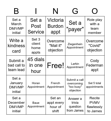 FPC Bingo Card