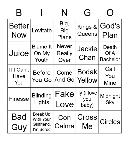 NORDHOFF GAME NIGHT Bingo Card