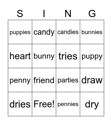 What's Your Favorite Song? Bingo Card