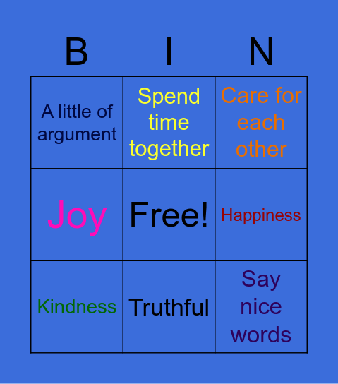 Balqistina 6C Bingo Card