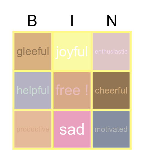 simoune_friendship_bingo Card