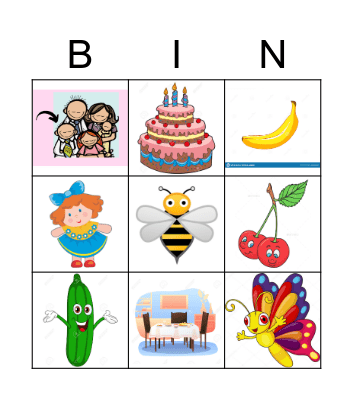 Bingo English Month Bingo Card