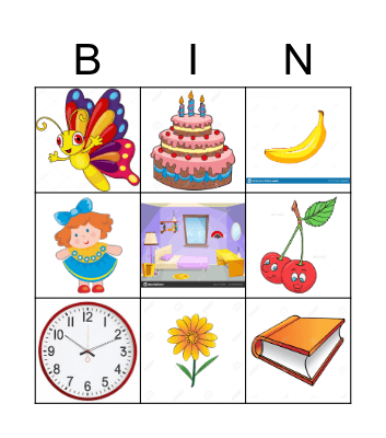 Bingo English Month Bingo Card