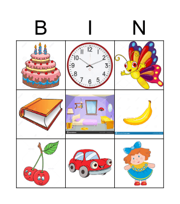 Bingo English Month Bingo Card