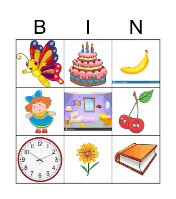 Bingo English Month Bingo Card