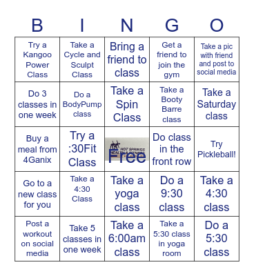 HSHF Spring BINGO! Bingo Card