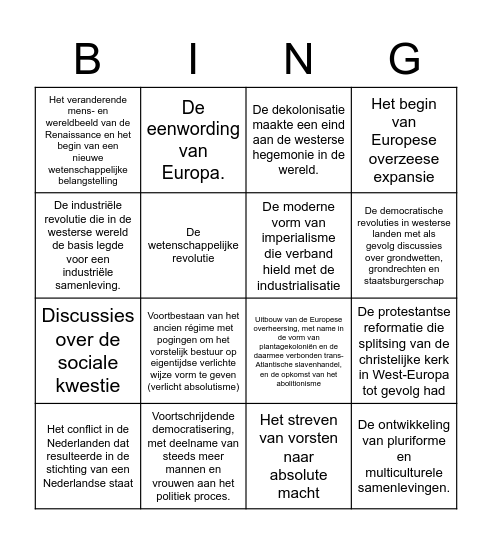 KA BINGO d Bingo Card