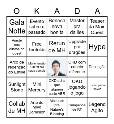 I don't know... Bingo Card
