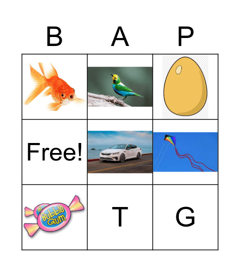 BAP Bingo Card