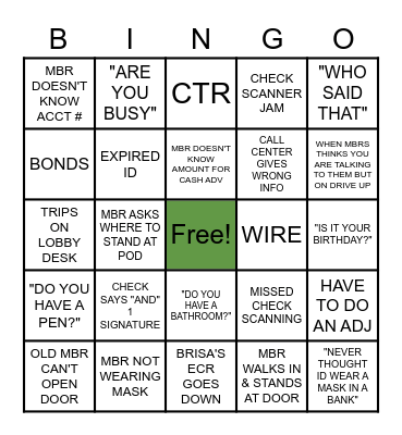 Gabby's Wedding BINGO Card