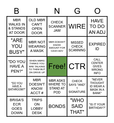 Gabby's Wedding BINGO Card