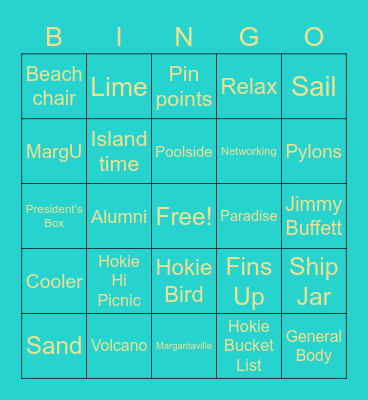MargU/SAA Bingo Card