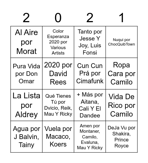 Locura de marzo 2021 Bingo Card