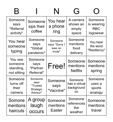 All NSS Leader Conference Bingo Card