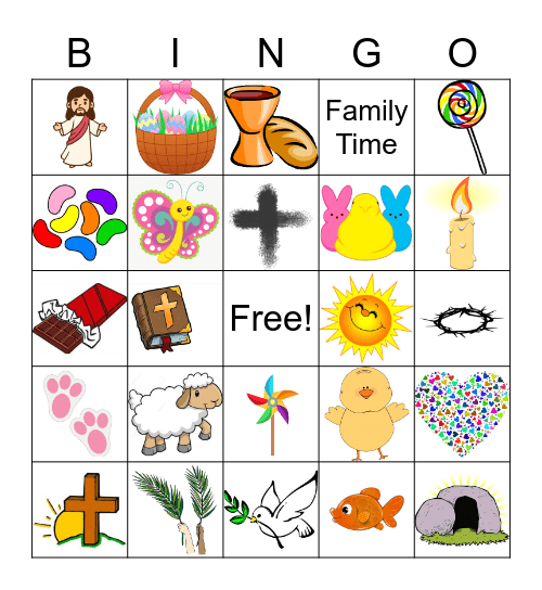 Easter Bingo Card