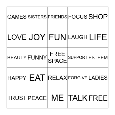 NBPWC PARTY BUS Bingo Card