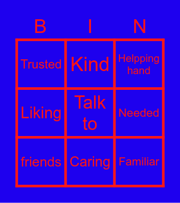Ian_friendship_bingo Card
