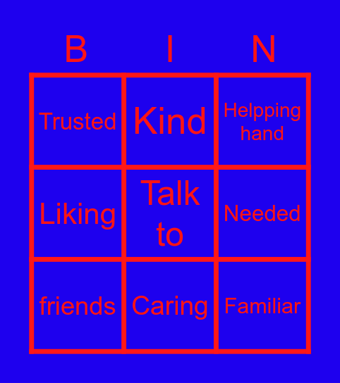 Ian_friendship_bingo Card