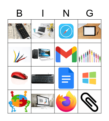 Computers and Technology Bingo Card