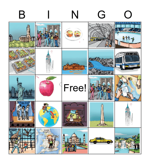 New York New York 2 5e Bingo Card