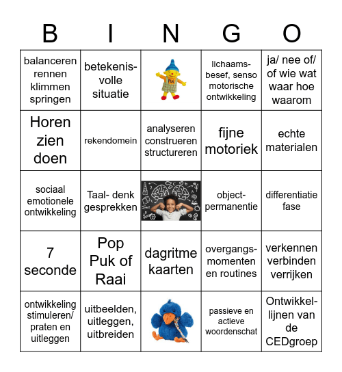 Naamloze Bingo Card