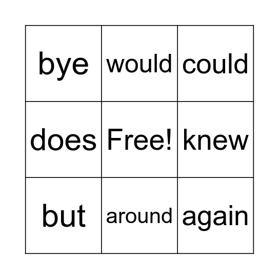 Cycle 19 Bingo Card