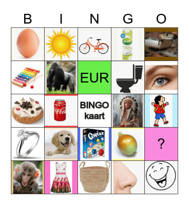 Alfabet BINGO Card