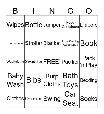 Baby Dane BINGO!!!! Bingo Card