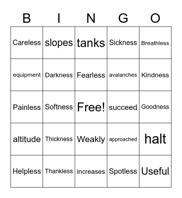 Lesson 25 Wonders 3rd grade Bingo Card