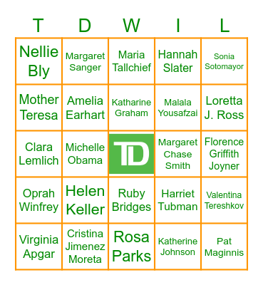 AMCB WIL Happy Hour Bingo Card