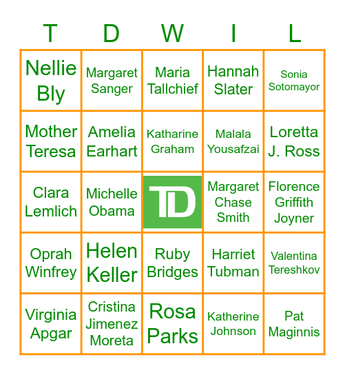 AMCB WIL Happy Hour Bingo Card