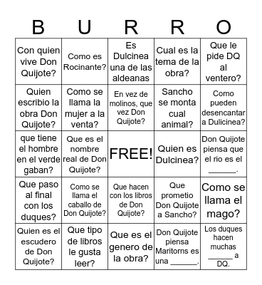 Bingo Humano Bingo Card