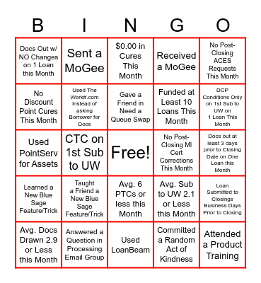 SW Ops BINGO! Bingo Card