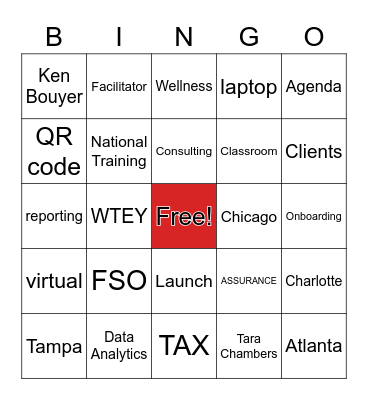 NLT 2021 - Central Region Bingo Card